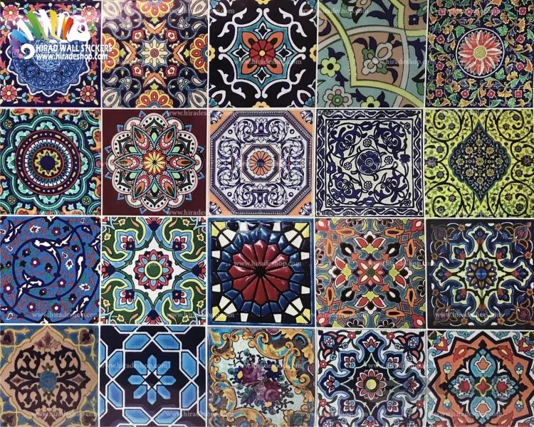 برچسب کاشی طرح مراکشی کد hk001