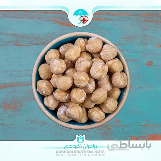 مغز فندق برشته