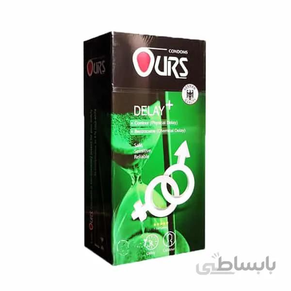 کاندوم تاخیری پلاس اورس 12 عددی ا Ours Delay+ Candoms 12pcs