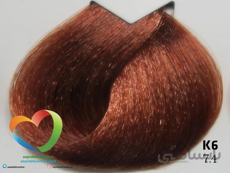 رنگ مو ی ترام کالر traum color بلوند مسی متوسط K6- 7.4
