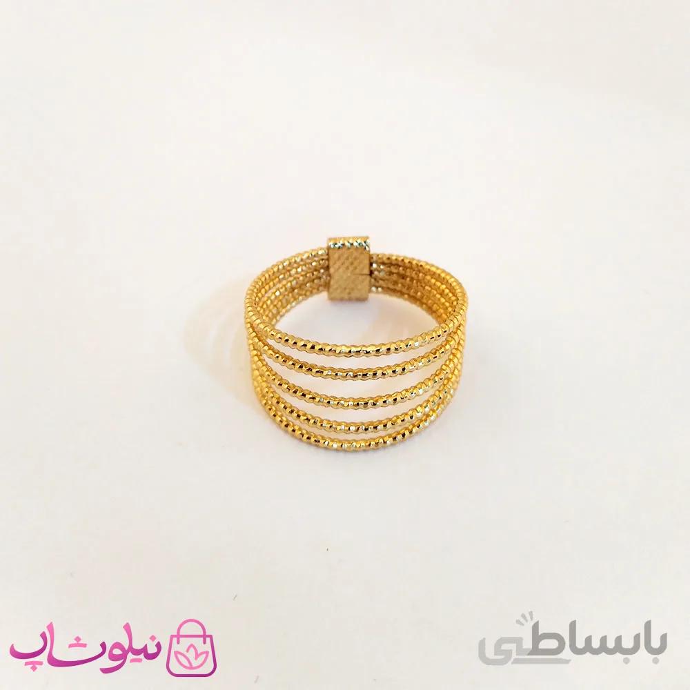 انگشتر زنانه ژوپینگ 5 ردیفه کد 3292
