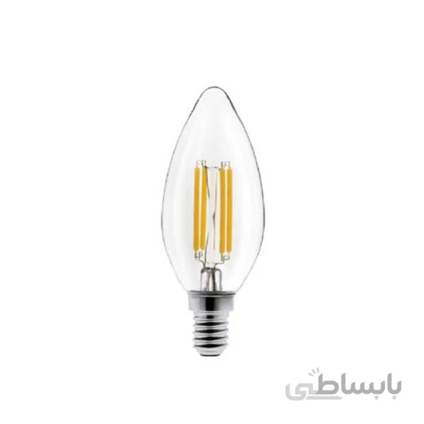 لامپ فیلامنتی 4 وات مدل شمعی سرپیچ E14