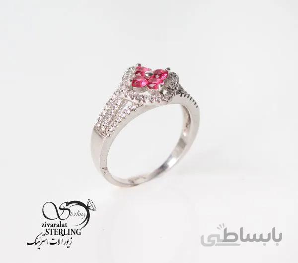 انگشتر نقره زنانه طرح فاخر