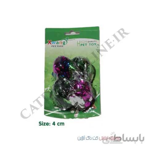 اسباب بازی گربه ساخته شده از الیاف براق