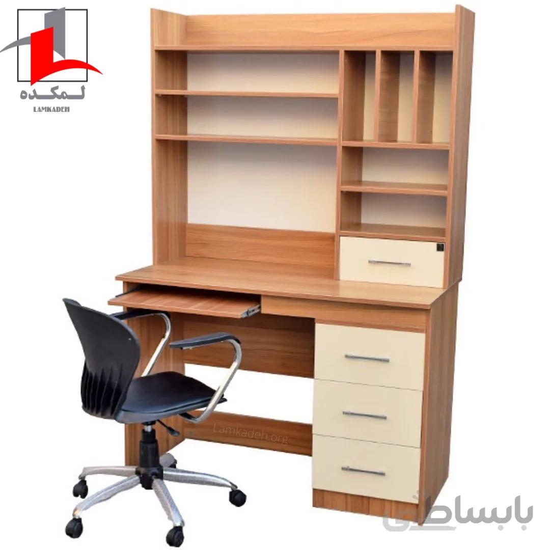 میزتحریر کتابخانه فایل کیبورد و صندلی لمکده مدل TK5