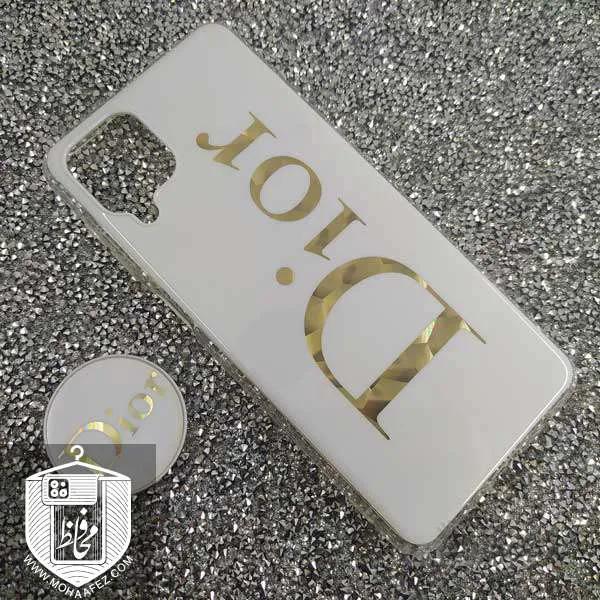قاب پاپ سوکت دار سامسونگ Galaxy A12 / A12 Nacho / M12 طرح Dior کد SA496A
