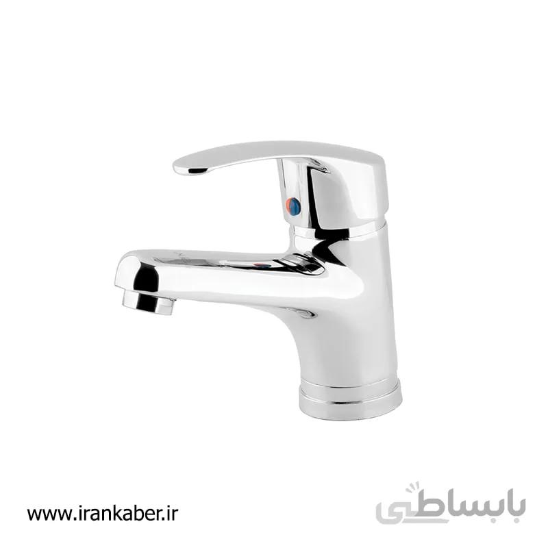 شیر روشویی کروم مدل چکاد برند تیرگان