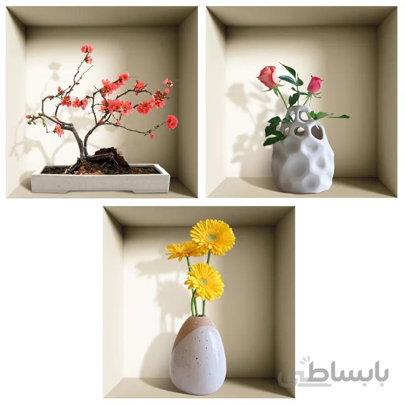 استیکر 33cm طاقچه مجازی مدل VS04 – پک ۳ عددی – تمام چسب