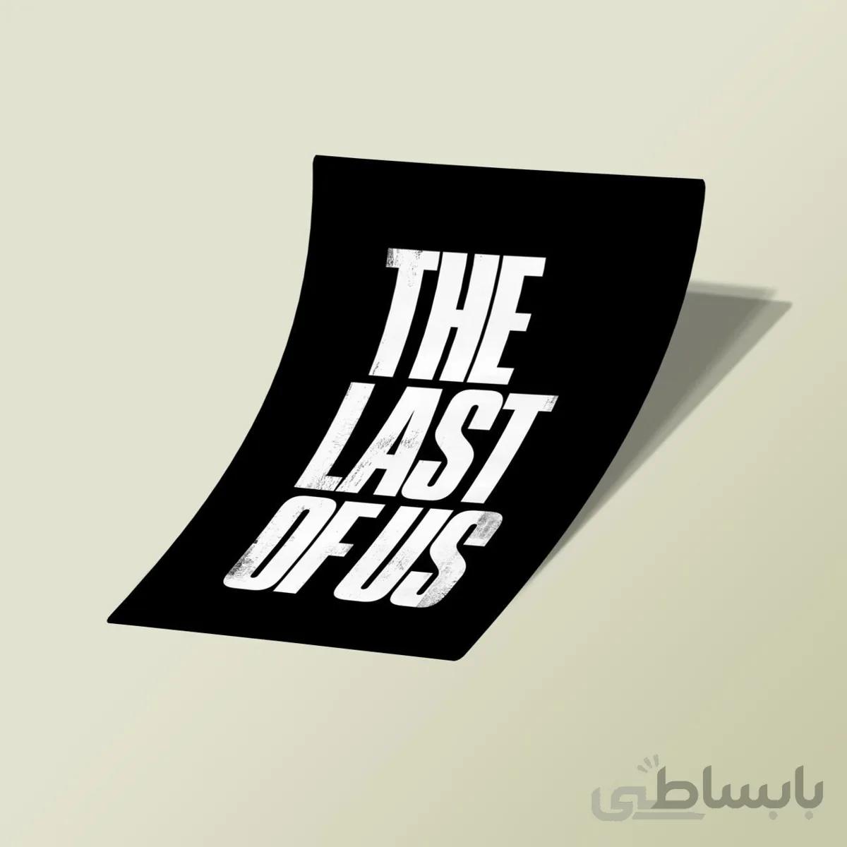 استیکر last of us poster