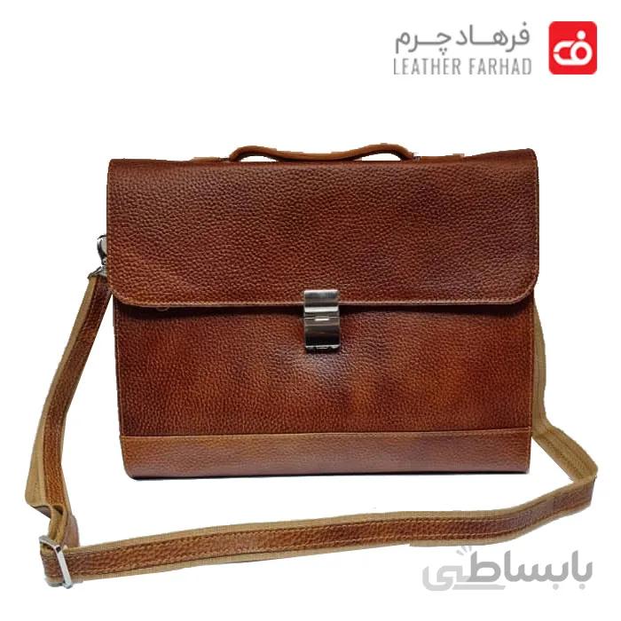 کیف نیم اداری لوکس نازک فولوتر چرم طبیعی تبریز