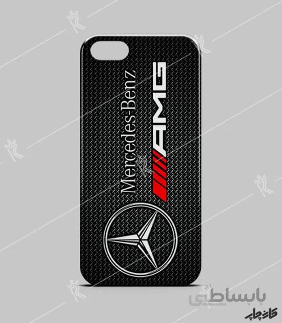 چاپ روی قاب گوشی لوگو بنز AMG طرح کربن
