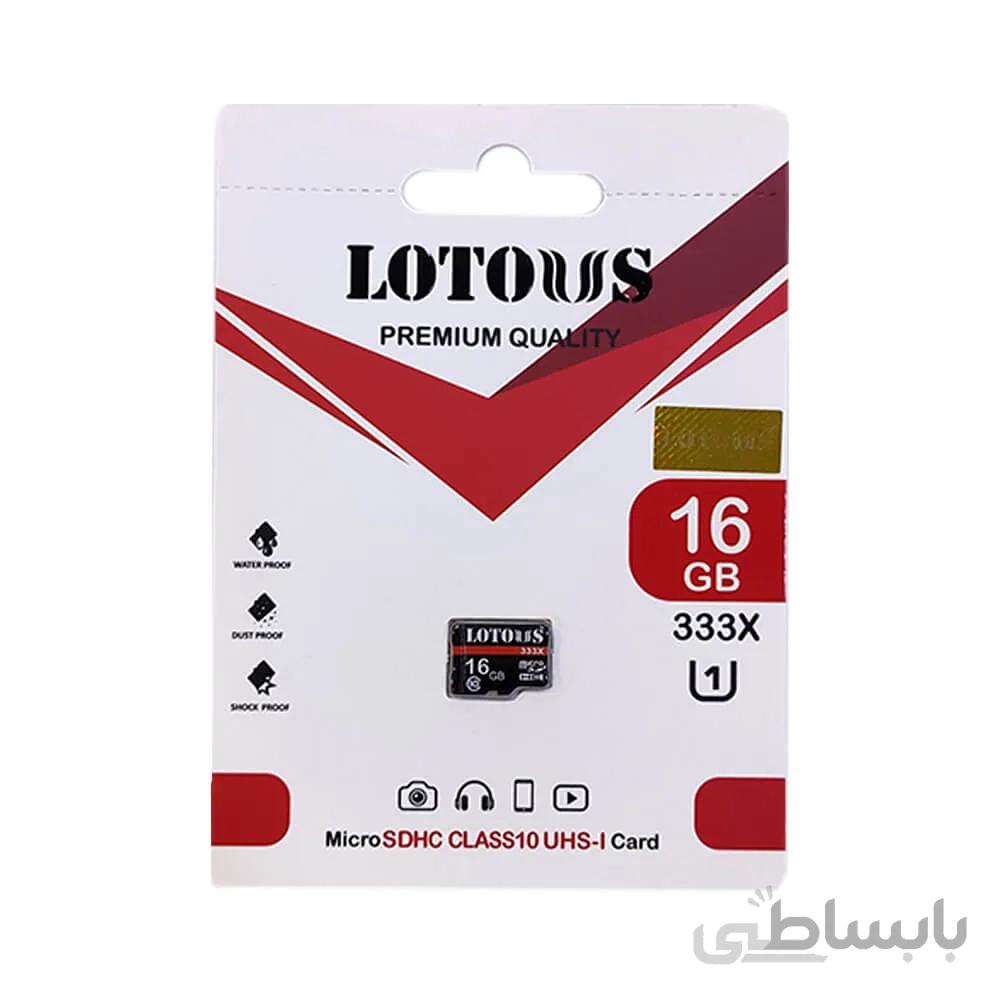 میکرو مموری LOTOUS مدل U1 333X ظرفیت 16G