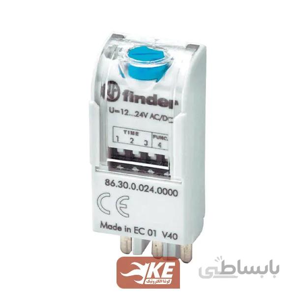 تایمر 24VDC مولتی فانکشن قابل نصب روی سوکت رله فیندر 863000240000
