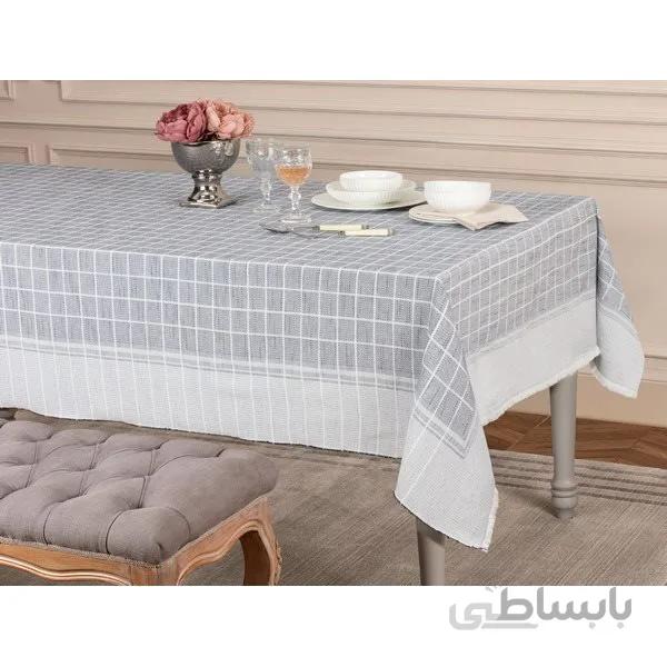 سفره مدل Mita Lacivert سایز 300×160 سانتی متر مادام کوکو