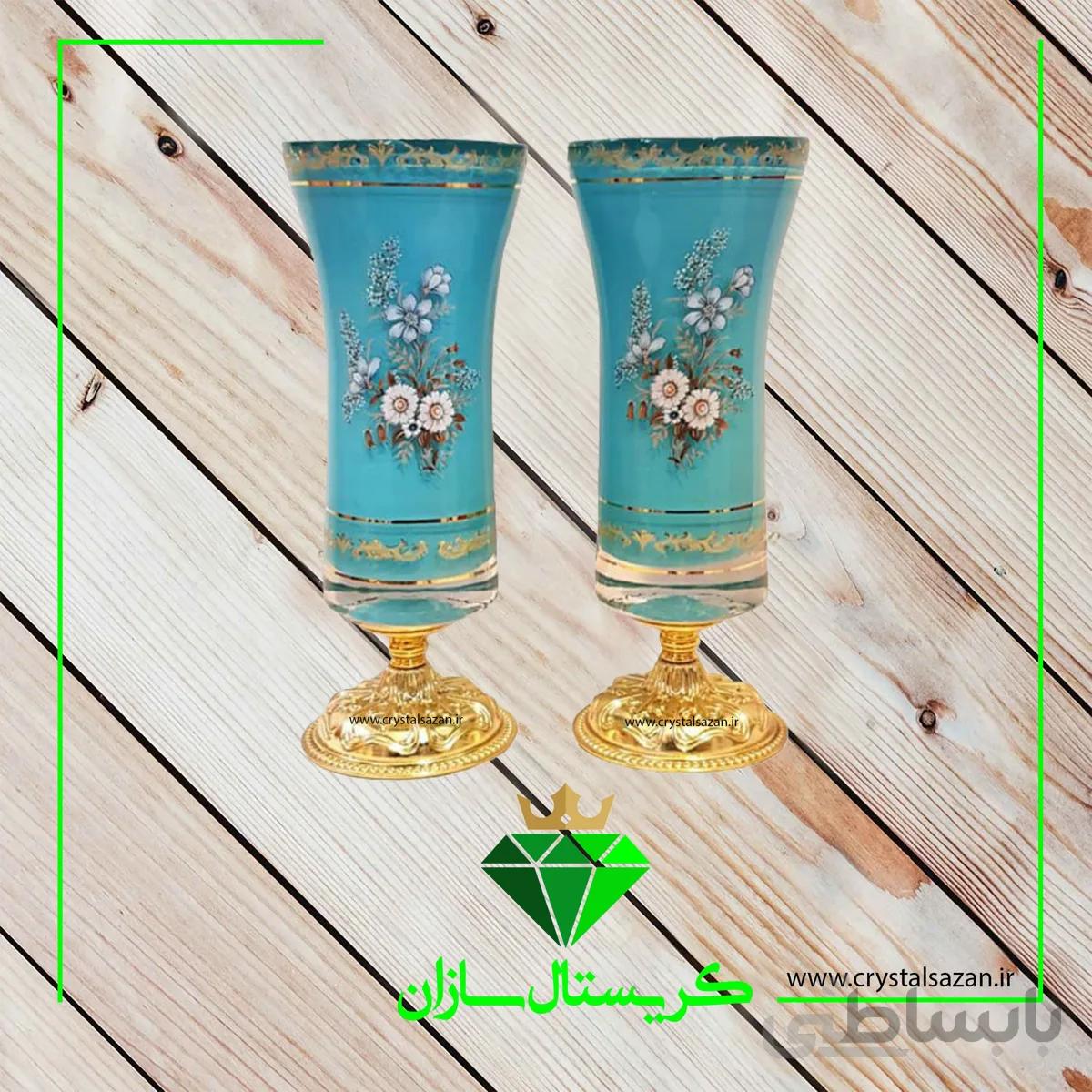 گلدان بلوری کد G995 کریستال سازان