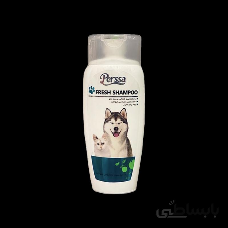 شامپو حیوانات پرسا مدل Apple Shampoo حجم 250 میلی لیتر