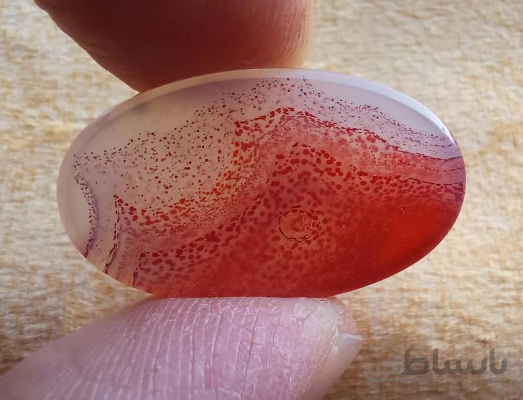 سنگ عقیق سرخ طبیعی ایرانی