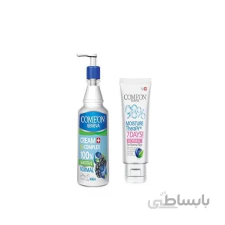 کرم مرطوب کننده کامان مدل NormalBcomplex حجم400میلی لیتر به همراه کرم کامان مدل Normal ا Kamal moisturizing model NormalBcomplex volume 400 ml with Kaman model Normal
