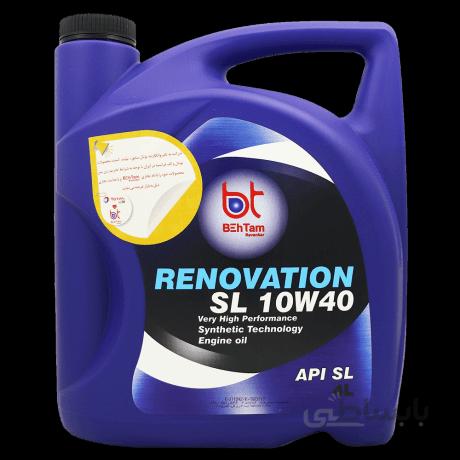 روغن موتور خودرو بهتام روانکار مدل 10W40 RENOVATION حجم 4 لیتر