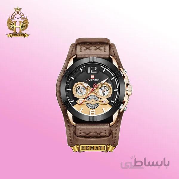ساعت مردانه نیوی فورس NF9162M قهوه ای