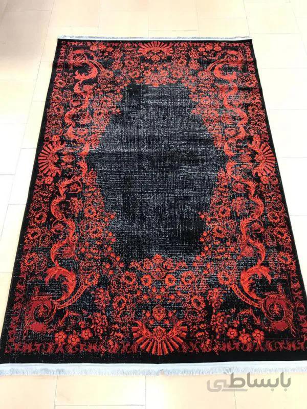فرش کهنه نما سرمه ای ad508s