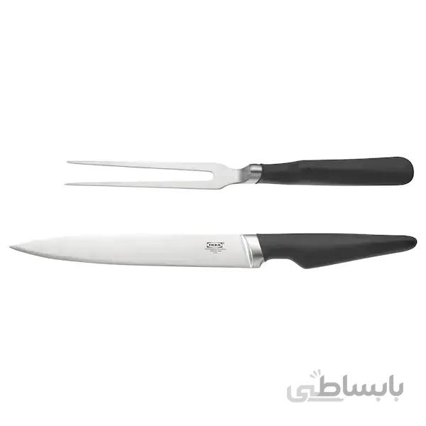 چاقو و چنگال بمخصوص برش IKEA مدل VÖRDA