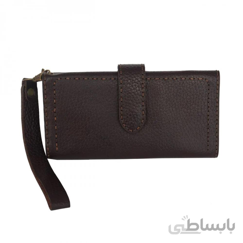 کیف پول چرم طبیعی دستدوز