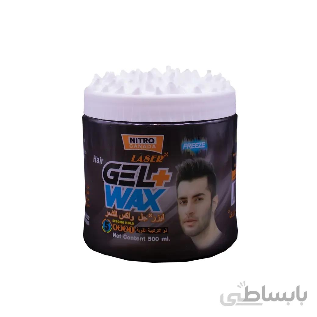 ژل واکس مو نیترو کانادا سری لیزر مدل FREEZE حجم 500 گرم ا Nitro Canada Gel Wax Hair Laser Freeze 500gr