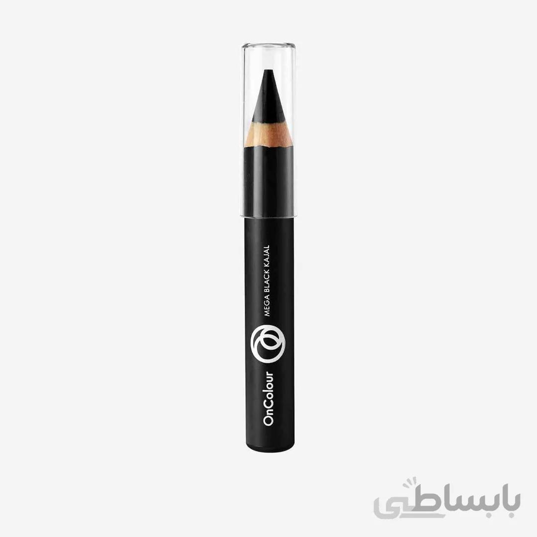 مداد چشم سورمه مگا بلک ان کالر 39371 ا OnColour Mega Black Kajal 39371