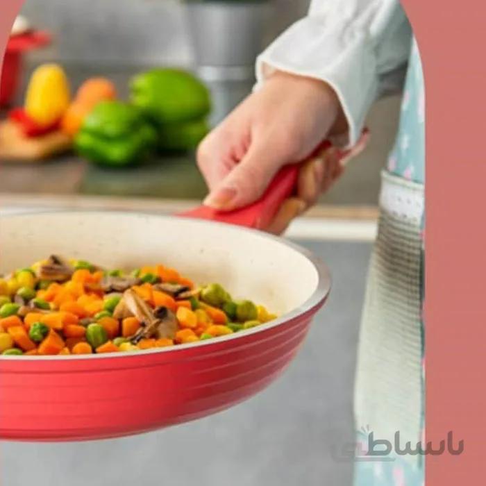 تابه تکدسته سایز 24 مدل کلاسیک خطی عروس کد 32224