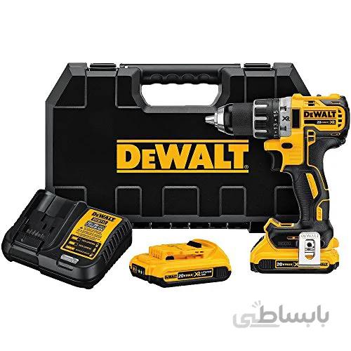 DEWALT DCD791D2 20V MAX XR Li-Ion 0.5" 2.0Ah Brushless Compact Drill/Driver Kit ا DEWALT 20V MAX Cordless Drill / Driver Kit, Brushless, 1/2-Inch (DCD791D2)