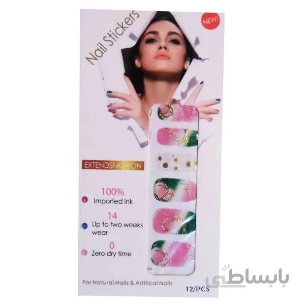 استیکر طراحی ناخن مدل 23