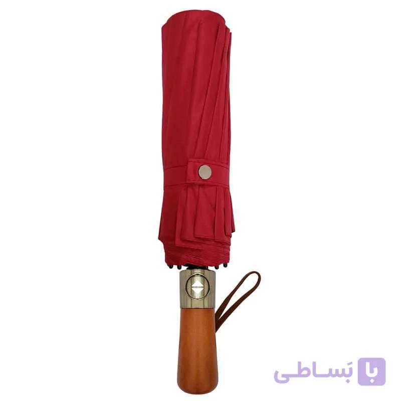 چتر 12 پره مدل دسته چوبی سوبل وان قطر 116 سانتی‌متر