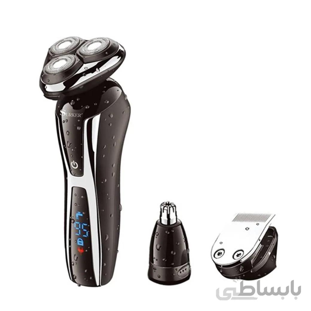 ماشین اصلاح سه کاره سورکر مدل RSCX-9588 ا SURKER Shaver RSCX-9588