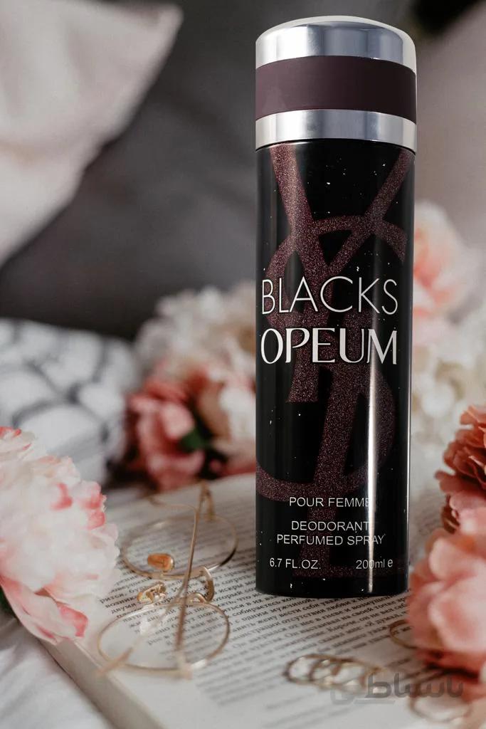 اسپری زنانه بیو استار (Bio Star) مدل بلک اپیوم (Black opium) حجم 200 میل
