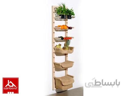 سبد دیواری چوبی ا سبد دیواری چوبی با چوب درختان میوه یا جنگلی