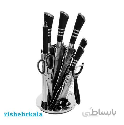 ست چاقو آشپزخانه رومانتیک هوم مدل WLD-55F ا (شما لایق بهترین ها هستید) _ Romantic Home Knife Set With Stand WLD-55F
