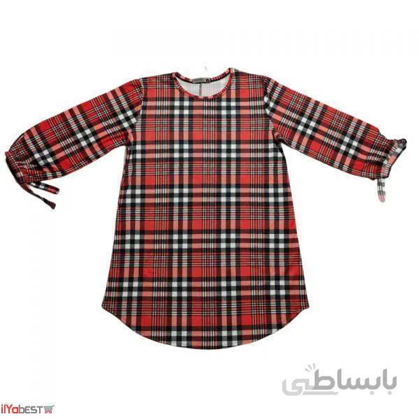 تونیک دخترانه مدل چهارخونه