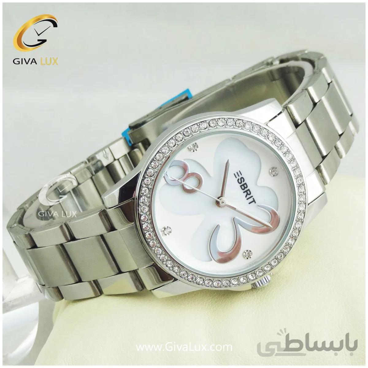ساعت مچی زنانه نقره ای اسبریت