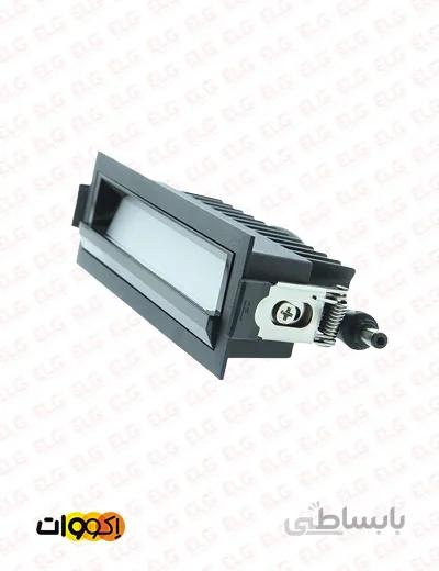 چراغ توکار تابش جانبی 12 وات LED High Power اکووات