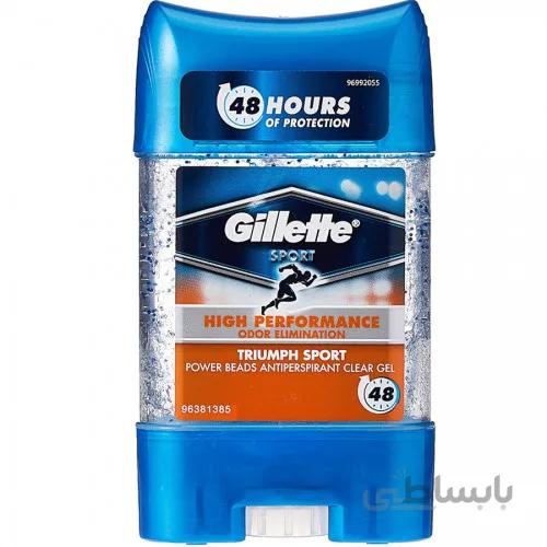 مام ژله ای دانه دار مردانه Triumph Sport ژیلت