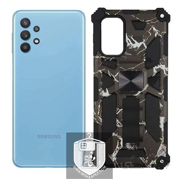 قاب ضد ضربه چریکی سامسونگ Galaxy A32 5G / M32(5G) هولدر دار کد SA438E