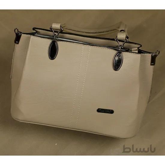 کیف دستی طوسی 100