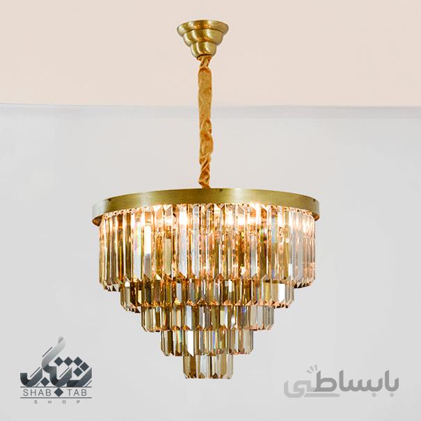 لوستر کریستالی قطر 50 کد 3614