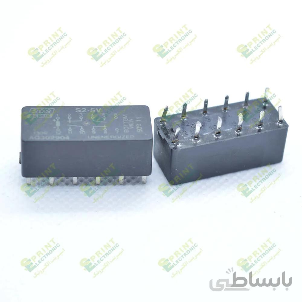 رله 5 ولت مخابراتی 12 پایه 4 آمپر SDS S2-5V