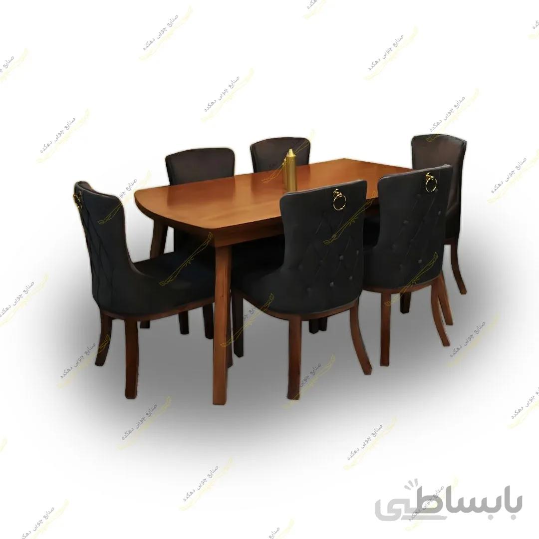میز ناهار خوری چستر پشت حلقه ای