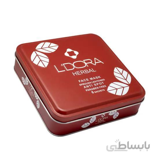 ماسک پودری اسپیرولینا آب رسان ۶ عددی