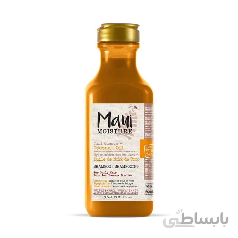 شامپو مائویی-مائوئی روغن نارگیل مخصوص موهای فر ضخیم و مجعد Maui Moisture Curl Quench Coconut Oil Shampoo