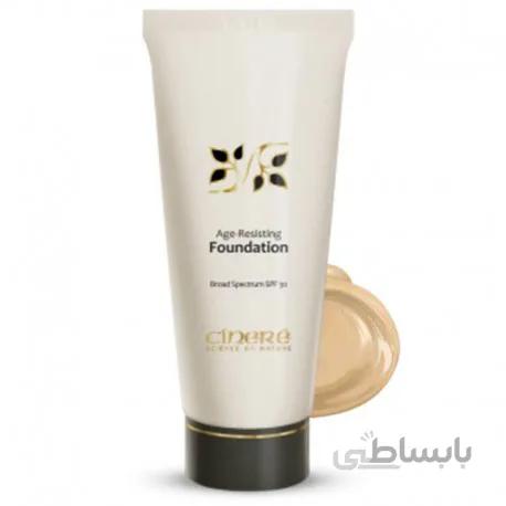 کرم پودر ضد چروک کرم پودر ضد چروک SPF30 سینره -شماره 3 ا Age Resisiting Foundation