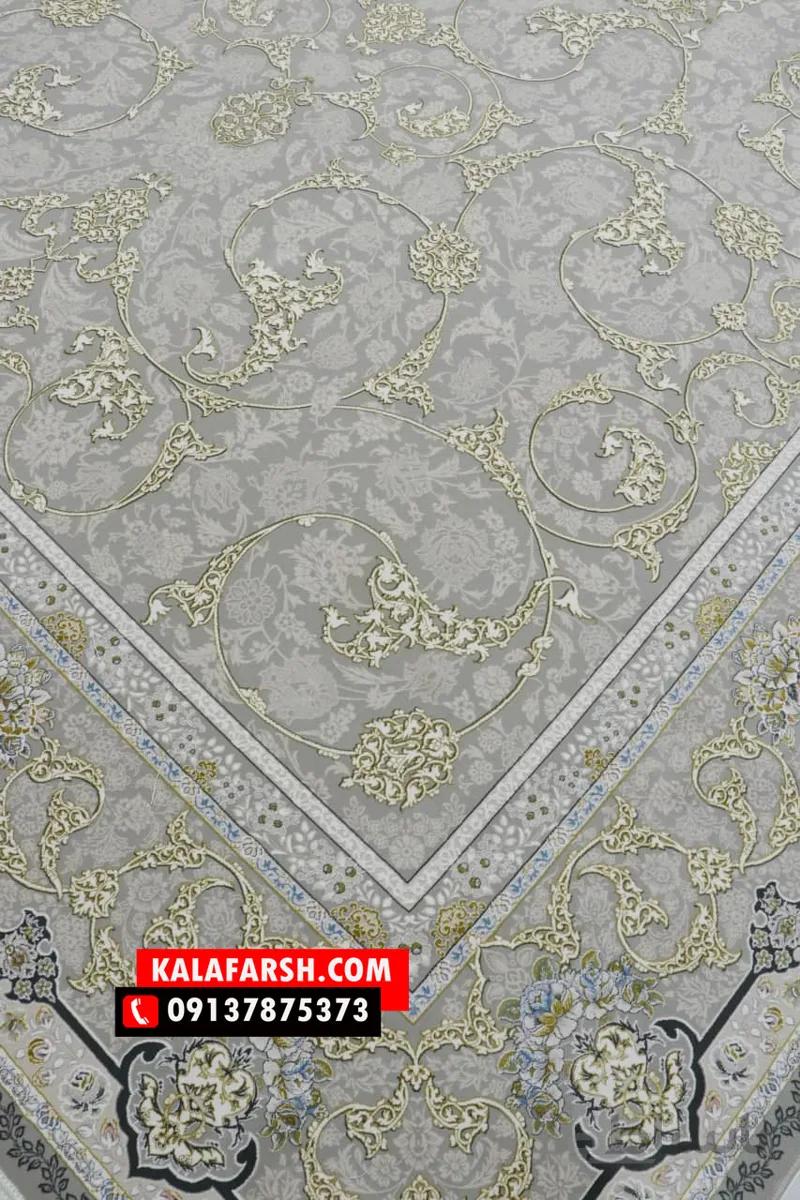 فرش اسلیمی طلاکوب 1200 شانه برجسته
